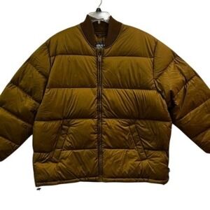 Eddie Bauer Mens Original Down Bomber Jacket Antique Bronze 650 Fill Power XL NE